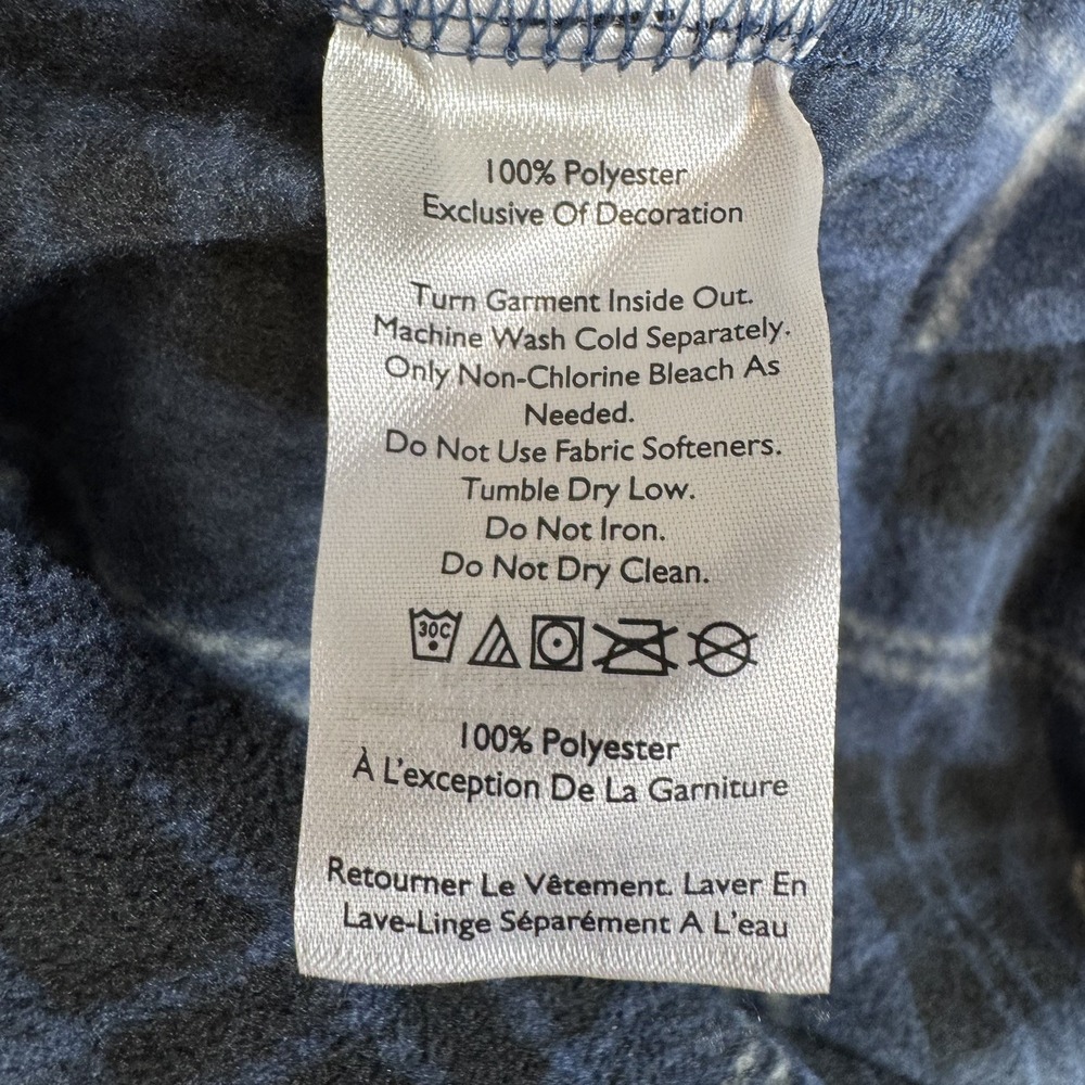 Eddie Bauer Men's 2XL Quest‎ Multi-Colored Plain Button-down Fleece Casual Cozy - Picture 5 of 11